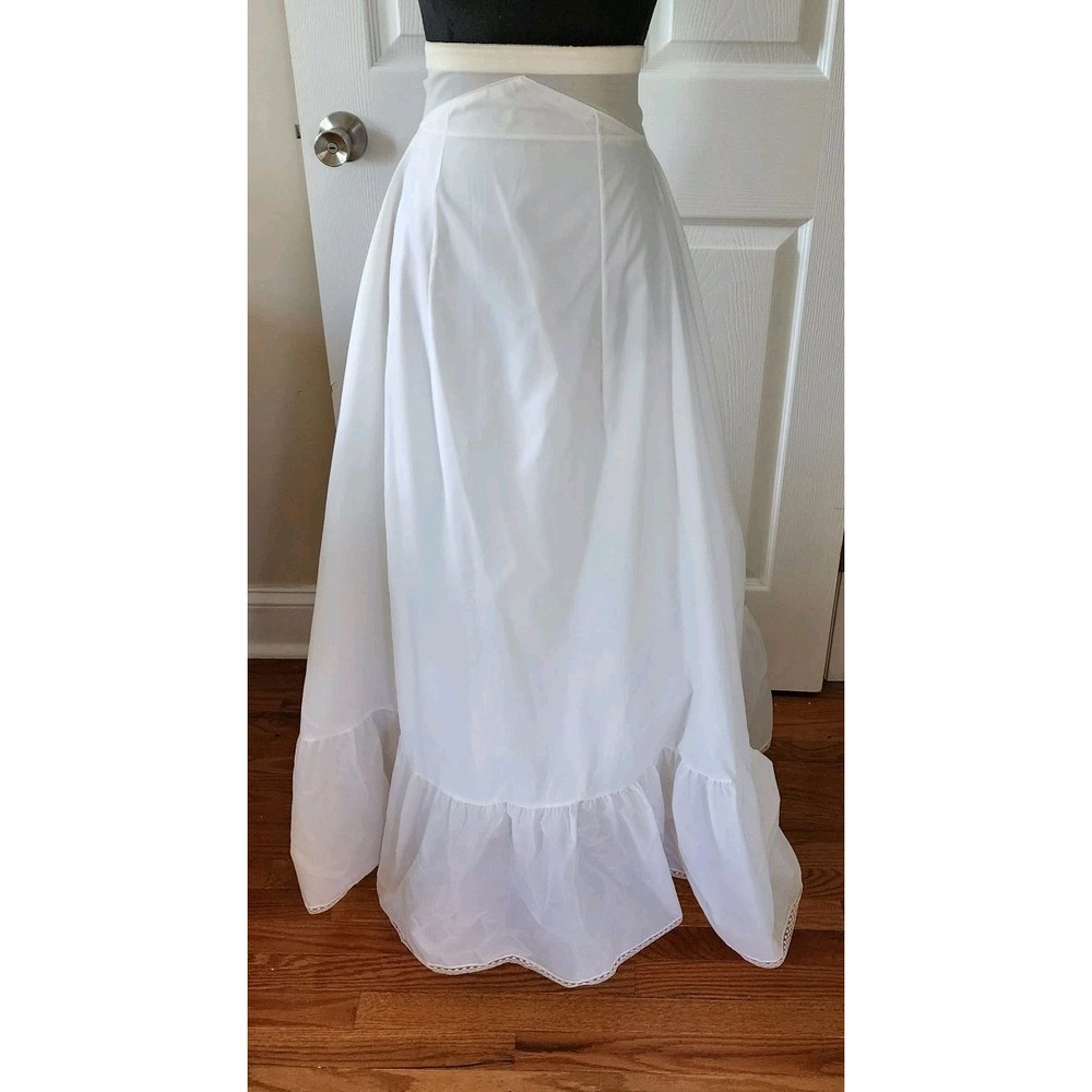 Women's 80's High Waisted Petticoat Crinoline by Merry Modes White Size 6